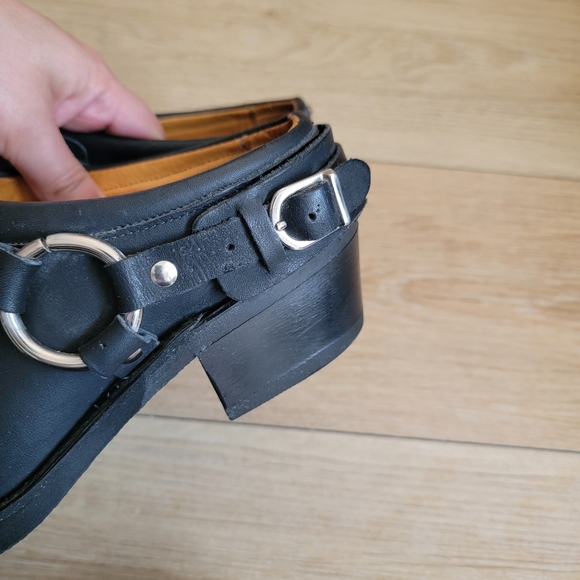FRYE Harness Mules 8 - Picture 5 of 10